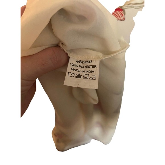 eShakti Women’s Maxi Dress Sleeveless Size 16 XL Candy Sucker Lollipop Lined - Picture 9 of 15